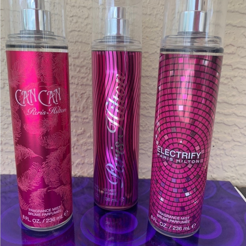 Paris Hilton Fragrance Mist Trio - Pink and Purple